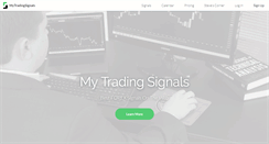 Desktop Screenshot of mytradingsignals.com